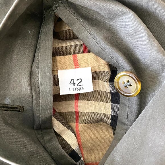 Vintage Men's Burberrys Kingston long Trench Coat - circa 1980s - Picture 9 of 14